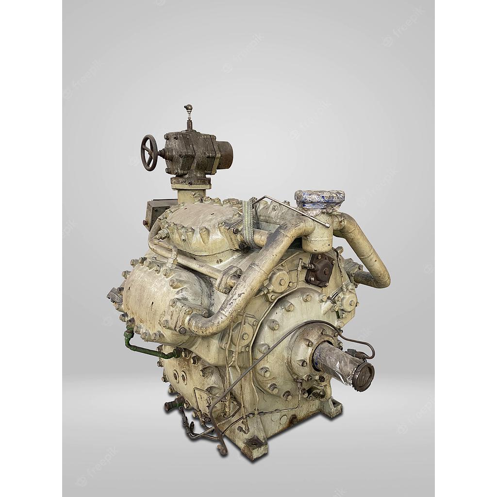 [SERIE: 818145] Compressor de Refrigeração Industrial - SAB SMC 180 MK1 [SERIE: 818145]