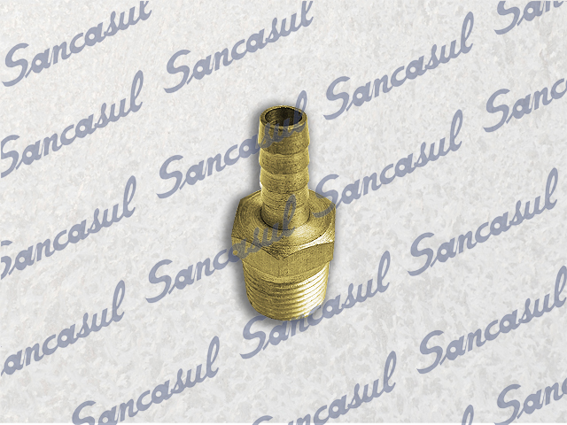 ESPIGAO 1/2" ROSCA X 3/8" MANGUEIRA