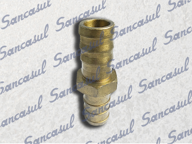 [CONEXA0005] ESPIGÃO 1" MANGUEIRA X 1" MANGUEIRA