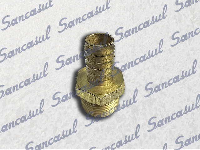 [CONEXA0100] ESPIGÃO 1" ROSCA X 3/4" MANGUEIRA