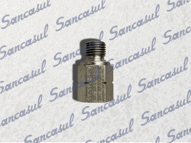 REDUÇÃO 1/4"M X 1/4"F BSP
