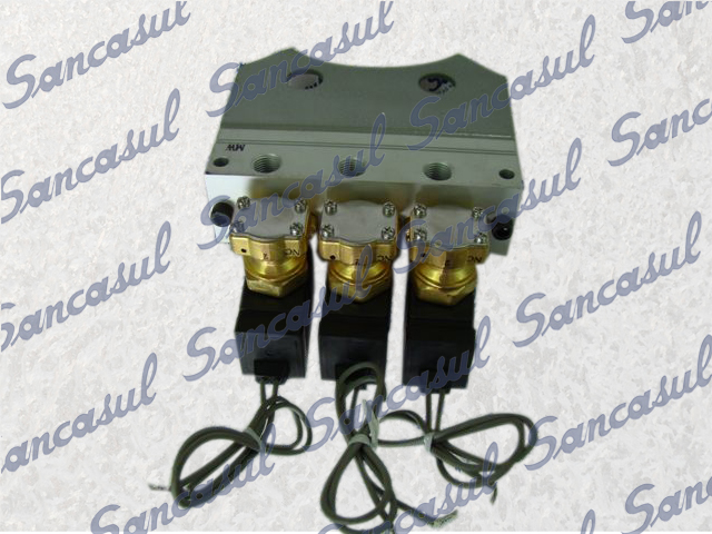 SOLENOID VALVE TRIPLE SMC CAP.REG.