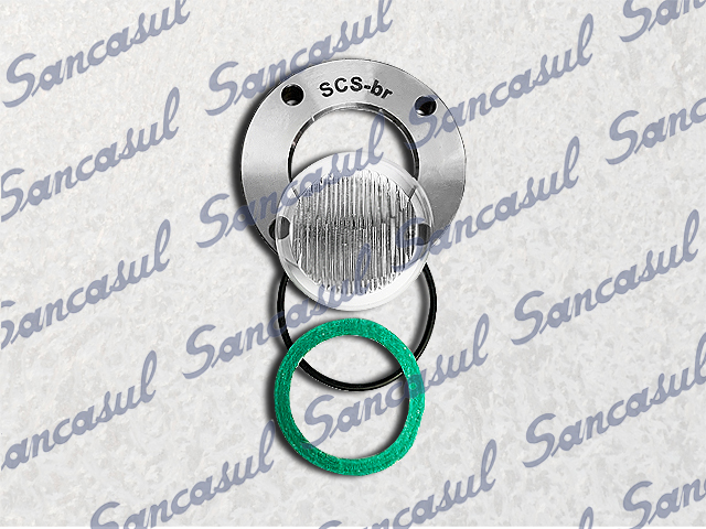 VIDRO VISOR DE ÓLEO - C/ FLANGE CMO 1/2 - MK2/3/4